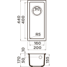 Мойка OMOIKIRI BOSEN 20-U-BE Tetogranit/эспрессо 4997203